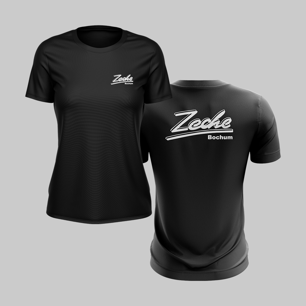 Zeche Bochum - Frauen T-Shirt - Logo - Black - XS bis 3 XL - Damen, Frauen
